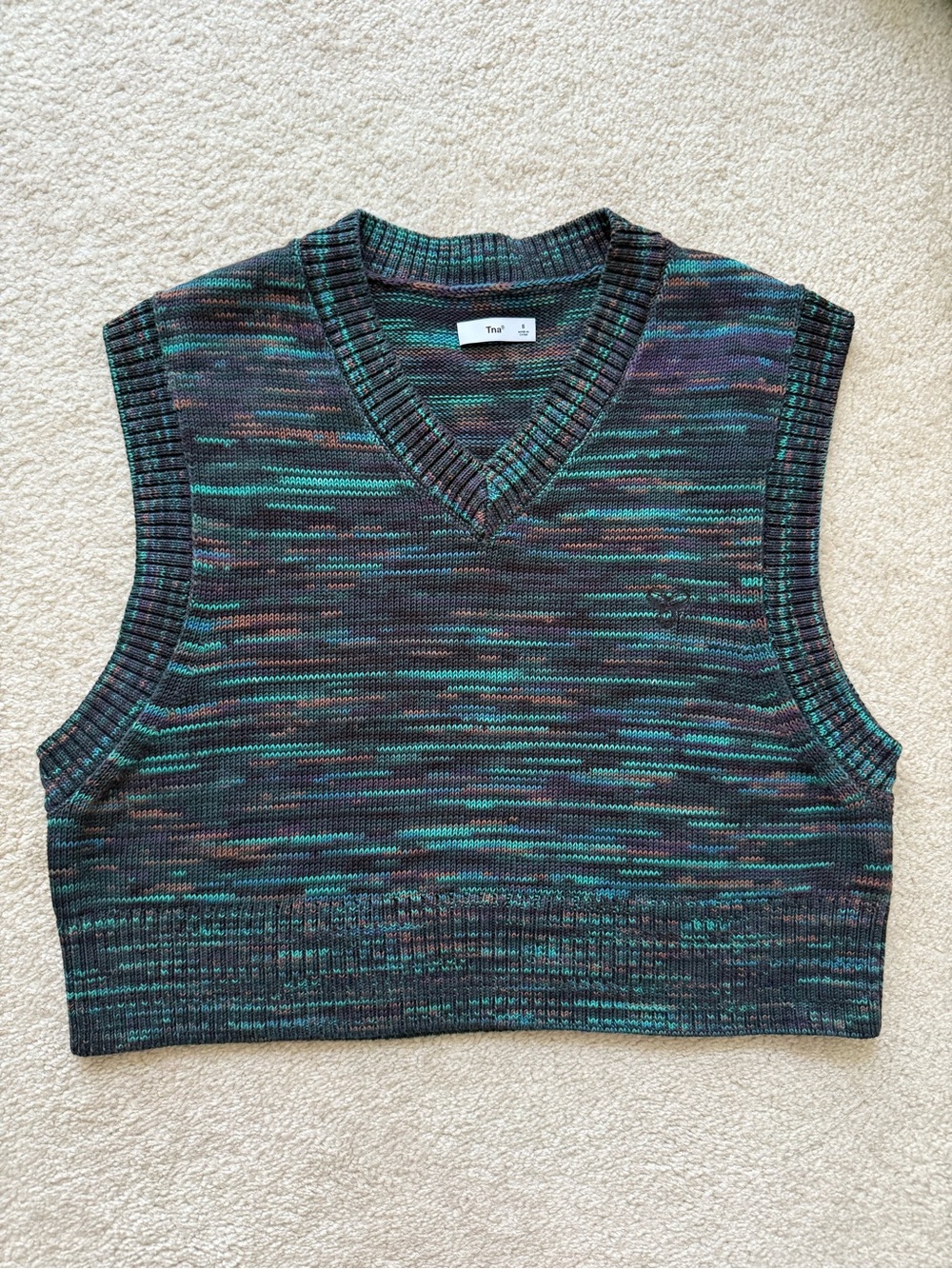 TNA Knit V-Neck Sweater Vest